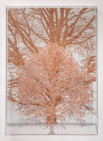 Charles Gaines, Numbers and Trees: Tiergarten Series I: Tree #1, Diana, 2018 , Galerie Max Hetzler
