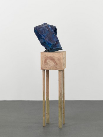 Phyllida Barlow, untitled: blue/crushed; 2018, 2018 , Hauser & Wirth