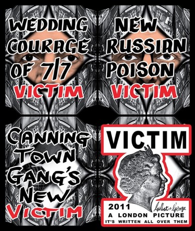 Gilbert & George, Victim, 2011, Galerie Thaddaeus Ropac