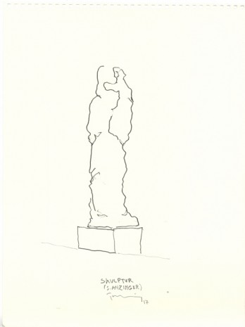 Paul Thuile, Skulptur (S. Anzinger), 2016 - 2017 , Galerie Elisabeth & Klaus Thoman