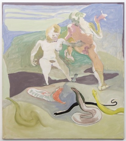 Siegfried Anzinger, Snakes, 2011 , Galerie Elisabeth & Klaus Thoman