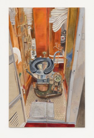 Jill Mulleady, Submarine toilet, 2018 , Galerie Neu