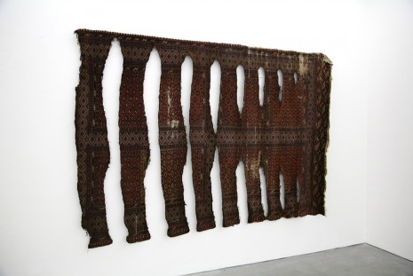 Ariel Schlesinger, Untitled (Burned Turkmenistan Carpet V), 2010, Yvon Lambert (closed)