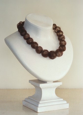 Mona Hatoum, Hair Necklace, 1995 , Praz-Delavallade