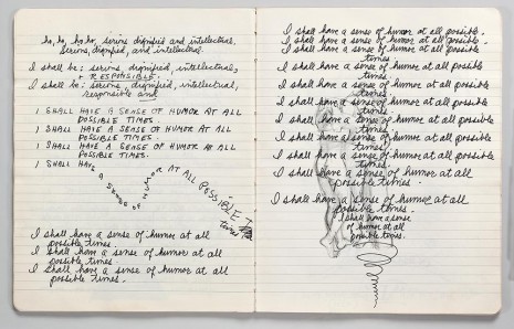 Paul Thek, Page from Paul Thek notebook #63, 1974, The Modern Institute