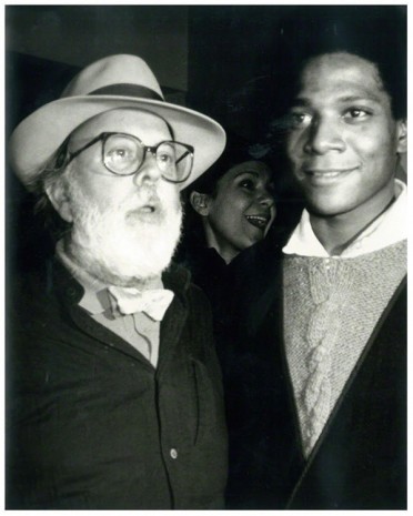 Andy Warhol, Henry Geldzahler and Jean-Michel Basquiat, circa 1984, Hollis Taggart