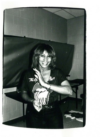Andy Warhol, Tina Turner (backstage at Rolling Stones concert), 1981 , Hollis Taggart