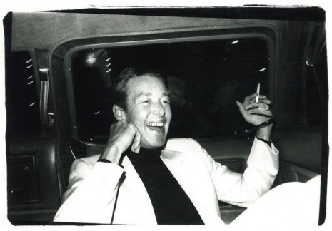Andy Warhol, Halston in a Limo, circa 1979, Hollis Taggart