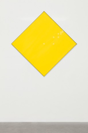 Carsten Höller, Divisions Square (Senegal Yellow Dots on Senegal Yellow Background), 2018, MASSIMODECARLO