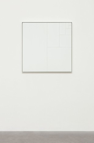 Carsten Höller, Division Square (White Lines on White Background), 2018, MASSIMODECARLO