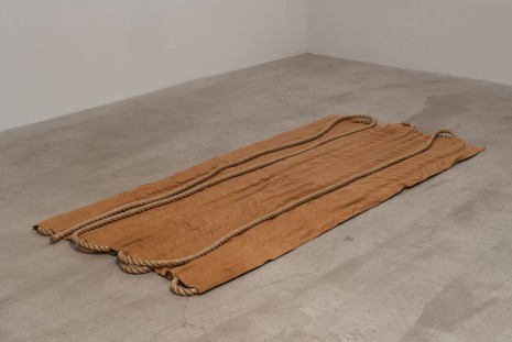 Leonor Antunes, assembled, moved, re-arranged and scrapped continuously I, 2012, Marc Foxx (closed)