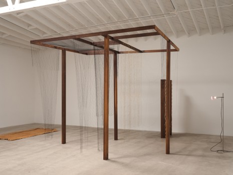 Leonor Antunes, assembled, moved, re-arranged and scrapped continuously, 2012, Marc Foxx (closed)