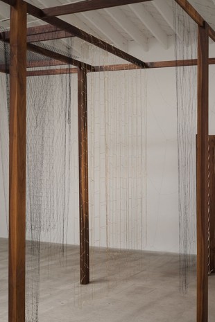 Leonor Antunes, assembled, moved, re-arranged and scrapped continuously, 2012, Marc Foxx (closed)