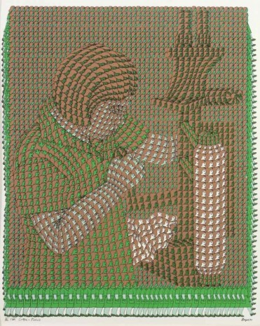 Thomas Bayrle, Cotton Fabrik (grüne Version), 1971, Air de Paris