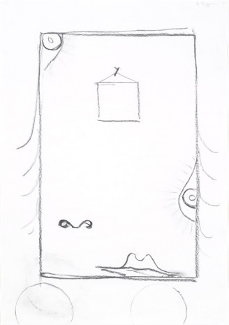 Jasper Johns, Sketch for Montez Singing, 1988, Gladstone Gallery