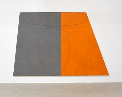 Robert Mangold, Plane/Figure Series B (Double Panel), 1993 , Galerie Thaddaeus Ropac