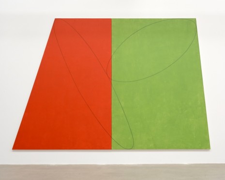 Robert Mangold, Plane / Figure Series A (Double Panel), 1993 , Galerie Thaddaeus Ropac