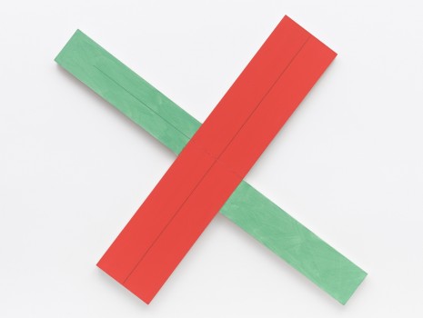 Robert Mangold, Red/green X within X #2, 1982 , Galerie Thaddaeus Ropac
