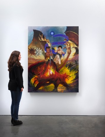 Van Hanos, Happy New Year 2019! / Babies Slaying the Dragon, 2014-2018 , Lisson Gallery