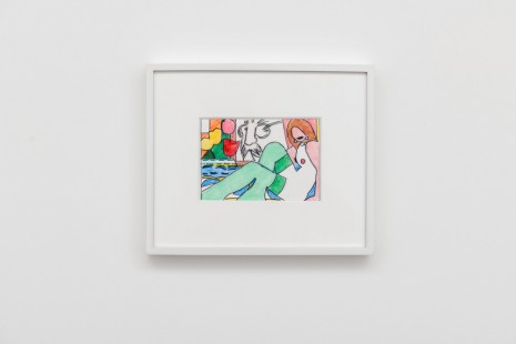 Tom Wesselmann, Study for Sunset Nude, Two Legs up, Matisse Self Portrait, 2004 , Almine Rech