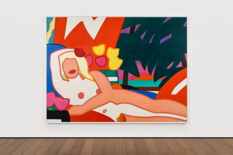 Tom Wesselmann, Sunset Nude with Palm Trees, 2003, Almine Rech