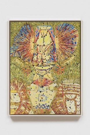 Lee Mullican, Untitled (The Owl), 1949 , James Cohan Gallery