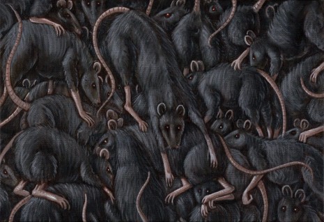 Philippe Mayaux, Unis contre le motif (Les rats), 2005, Loevenbruck