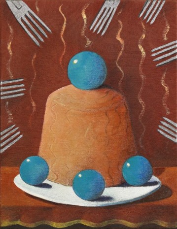 Philippe Mayaux, Le difficile partage du gâteau, 1990, Loevenbruck