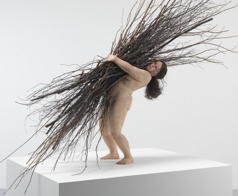 Ron Mueck, Woman with sticks, 2008, Hauser & Wirth