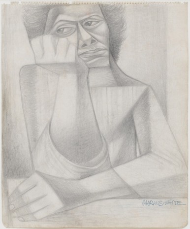 Charles White, Study for Mother (Awaiting His Return), 1945 , David Zwirner