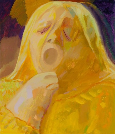 Dana Schutz, Yellow Yawner, 2012, Petzel Gallery