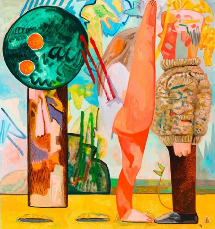 Dana Schutz, Hop, 2012, Petzel Gallery