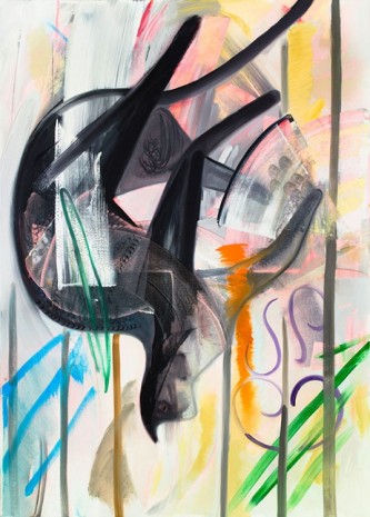 Dana Schutz, Falling Cat 2, 2012, Petzel Gallery