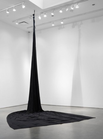 Paul Stephen Benjamin, Black Cotton Flag Made in Georgia, 2019 , Marianne Boesky Gallery
