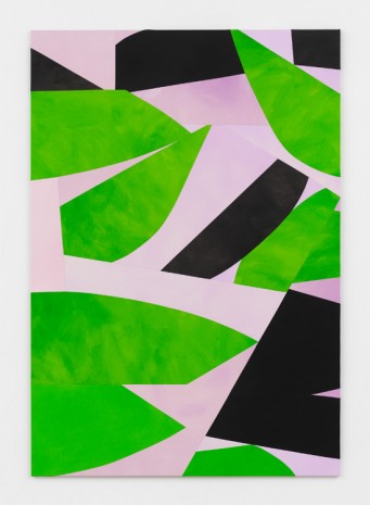 Sarah Crowner, Leaves and Shadows, Lilac Background, 2019 , Simon Lee Gallery