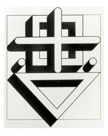 Imre Bak, Square-Cross-Triangle, 1977 , The Mayor Gallery