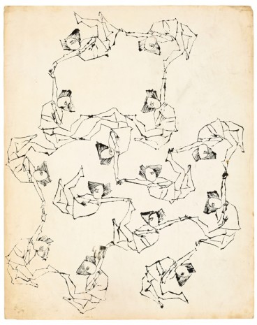 Andy Warhol, Sprite Acrobats, ca. 1956 , Galerie Buchholz