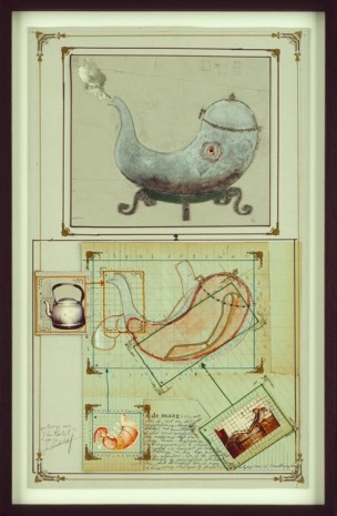 Patrick Van Caeckenbergh, Collage for “The Singing Teakettle”, 1999 , Zeno X Gallery