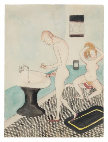 Alice Neel, Untitled (Alice Neel and John Rothschild in the Bathroom), 1935 , David Zwirner