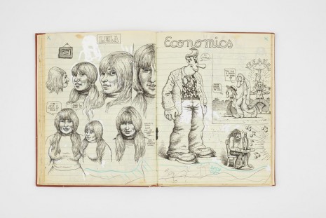 R. Crumb, Sketchbook, 1971, David Zwirner