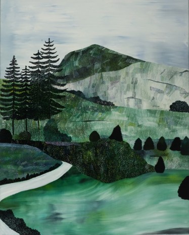 Sally Ross, Les quatre pins, 2012, Galerie Sultana