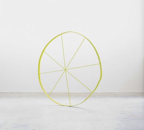 Gary Hume, The Wonky Wheel (Yellow), 2013 , Matthew Marks Gallery