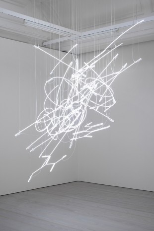 Cerith Wyn Evans, Neon Form (after Noh XV), 2018 , Marian Goodman Gallery