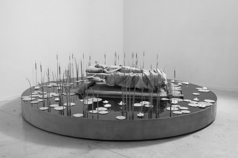 Hans Op de Beeck, My bed a raft, the room the sea, and then I laughed some gloom in me, 2019, Marianne Boesky Gallery
