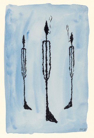 David Weiss, Untitled (Giacometti), 1978 , Matthew Marks Gallery
