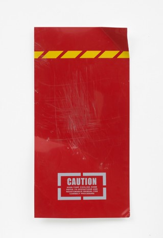 Oliver Payne, Untitled (caution red), 2018 , Herald St