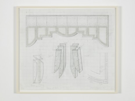 Diane Simpson, Drawing for Valance and Peplum, 2017 , Herald St