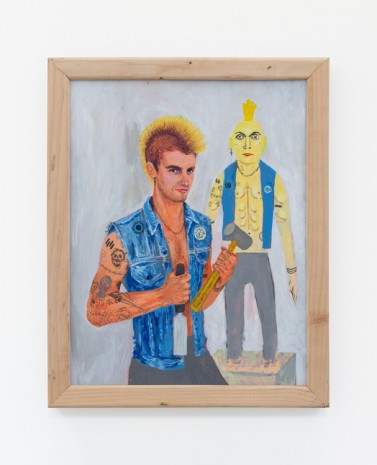 Trulee Hall, Sexy Self Portraits (Punk Male Version), 2018, Maccarone