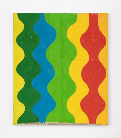 Chris Martin, Seven latex colors, 1989 , David Kordansky Gallery