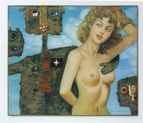 Enrico Baj, Come Here, You Fair Girl, 1959 , Petzel Gallery